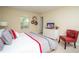 Comfortable main bedroom featuring a king-sized bed, TV, and a relaxing atmosphere at 2928 Buccaneer Palm Rd, Kissimmee, FL 34747