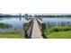 The private dock for Hampshire House Condo residents is located lakeside with signage at 320 Lakeview St # 220, Orlando, FL 32804