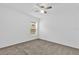 Neutral bedroom with carpet, natural light from the window, and a ceiling fan at 3405 Yarian Dr, Haines City, FL 33844