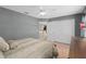 Comfortable bedroom with neutral walls, carpet, and lots of closet space at 490 Wekiva Preserve Dr, Apopka, FL 32712