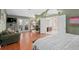 Spacious main bedroom with a fireplace, seating area, and ensuite bathroom access at 490 Wekiva Preserve Dr, Apopka, FL 32712
