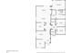 Detailed floor plan showcasing the layout, dimensions, and room names of the property at 608 Ashwell Ct, Debary, FL 32713