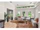 Open living room with a large comfortable sectional sofa and picturesque outdoor views at 7 Ne Ivanhoe Blvd, Orlando, FL 32804