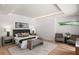 Modern bedroom with hardwood floors, a sitting area, and natural light at 7 Ne Ivanhoe Blvd, Orlando, FL 32804