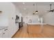 Modern kitchen features marble countertops, stainless steel appliances, and a kitchen island at 7646 Coconut Creek Ct, Orlando, FL 32822