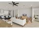Bright living room with open floor plan featuring modern decor, stylish furnishings, and hardwood flooring at 1113 Naples Dr, Orlando, FL 32804