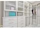 Custom closet with shelving, drawers, and hanging space offers great storage solutions at 11721 Camden Park Dr, Windermere, FL 34786