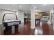 Spacious finished basement with an air hockey table, and pool table at 120 Springwood Trl, Altamonte Springs, FL 32714