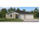 Charming one-story home featuring a two-car garage and a well-maintained lawn at 2030 Forage Dr, Kissimmee, FL 34746