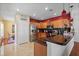 Well-equipped kitchen featuring stainless steel appliances, granite countertops, and stylish fixtures at 314 Edgewood Ct, Kissimmee, FL 34759