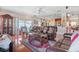 Spacious living room showcases hardwood floors and an open floor plan at 314 Edgewood Ct, Kissimmee, FL 34759
