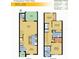 Detailed floor plan showcasing three bedrooms, two and a half baths, and a spacious Gathering area at 322 Annabelle Way, Davenport, FL 33837