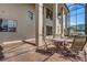 Enclosed outdoor patio with brick floors and multiple seating areas at 3656 Heirloom Rose Pl, Oviedo, FL 32766