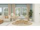 Inviting living room with comfortable seating, bright windows, and neutral decor for a relaxed atmosphere at 4343 Curacao Pl, Kissimmee, FL 34758