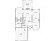Floor plan showing layout of rooms, entry, garage and more at 556 Lake Ave, Altamonte Springs, FL 32701