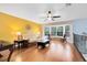 Upstairs living room with natural light and views of the yard at 556 Lake Ave, Altamonte Springs, FL 32701