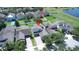 Aerial view of the house shows proximity to other homes and community amenities at 6333 Schoolhouse Pond Rd, Winter Garden, FL 34787