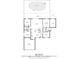 Detailed floor plan showcasing the layout of the home, including room dimensions at 703 Sunridge Woods Blvd, Davenport, FL 33837