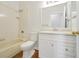 Standard bathroom with a combined shower and tub, with a matching vanity at 7521 Bay Port Rd # 12, Orlando, FL 32819