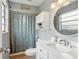 Updated bathroom with modern fixtures, a vanity with sink, and a shower-tub combination at 8652 Savory Dr, Orlando, FL 32825