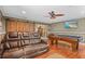 Spacious game room showcasing a pool table, television, and comfortable seating, perfect for entertaining guests at 1354 Dutch Elm Dr, Altamonte Springs, FL 32714