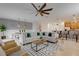 Open concept living area flows to dining and kitchen and is filled with natural light at 1421 Wexford Way, Davenport, FL 33896