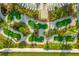 Overhead view of the mini-golf course showcases a fun recreational amenity with winding greens at 1421 Wexford Way, Davenport, FL 33896