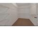 Spacious walk-in closet with ample shelving units and neutral carpeting at 1842 Evergreen Dr, Edgewater, FL 32141