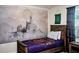 This themed bedroom features a twin bed with a rustic wood finish at 3082 Mahalo Dr, Davenport, FL 33897