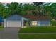 Charming single-story home featuring a well-maintained lawn, inviting curb appeal, and a cozy, Gathering-friendly atmosphere at 3150 Rider Pl, Orlando, FL 32817