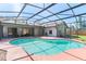 Enjoy a screened-in pool area complete with in-ground pool, in-ground spa, and plenty of space to relax and enjoy the sun at 3150 Rider Pl, Orlando, FL 32817