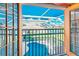 Pool view through sliding glass door showcases the outdoor living space of this home, enhancing its appeal to potential buyers at 357 Fairway Pointe Cir, Orlando, FL 32828