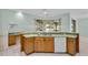 Kitchen sink with view of the backyard from the bay window at 432 Valley View Dr, Winter Garden, FL 34787