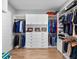 Well-organized closet with custom shelving, ample hanging space, and natural light at 4647 Van Kleeck Dr, New Smyrna Beach, FL 32169