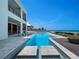 Stunning beachfront home featuring a modern pool with ocean views at 4647 Van Kleeck Dr, New Smyrna Beach, FL 32169