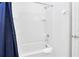 Clean bathroom with shower and tub combination at 518 Marcello Blvd, Kissimmee, FL 34746