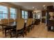 The expansive dining room seamlessly connects to an open kitchen, providing ample space for entertaining at 531 Lasso Dr, Kissimmee, FL 34747