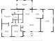 Detailed floorplan showing bedrooms, bathrooms, kitchen, living room, and garage layout at 657 Lear Ter, Deltona, FL 32725
