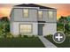 Charming two-story home with a well-manicured lawn and inviting entryway at 7262 Summer Ivy Aly, Orlando, FL 32829
