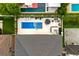 Aerial view showcases a backyard with a pool, patio and outdoor seating at 7974 Chilton Dr, Orlando, FL 32836