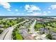 Expansive aerial view showcases the neighborhood, its manicured lawns, and community layout, perfect for families at 14880 Ellingsworth Ln, Winter Garden, FL 34787