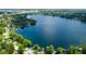 Aerial view of tree lined lakefront properties at 1979 Staunton Ave, Winter Park, FL 32789