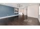 Spacious living room featuring hardwood floors and a contemporary design at 2060 Panoramic Cir, Apopka, FL 32703