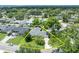 Aerial view of the home and surrounding neighborhood outlined in yellow at 2081 Mohican Trl, Maitland, FL 32751