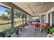 Covered and screened outdoor living space provides an area to relax and entertain at 2209 Fairglenn Way, Winter Park, FL 32792