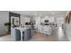 Open-concept kitchen and dining area offering ample seating and lots of natural light at 3346 Wakefield Dr, Haines City, FL 33844