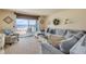 Cozy living room with ocean view and comfortable seating at 3641 S Atlantic Ave # 110, Daytona Beach, FL 32118