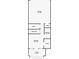 Garage-level floorplan with dimensions for garage, bedroom, bathroom and patio at 439 Windmill Palm Cir, Altamonte Springs, FL 32701