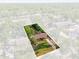 Aerial view of a house with lot lines displayed, showing its boundaries and location at 512 Dixson St, Orange City, FL 32763
