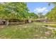 Expansive backyard featuring mature trees, a shed, and partial fence, perfect for outdoor activities and storage at 512 Dixson St, Orange City, FL 32763